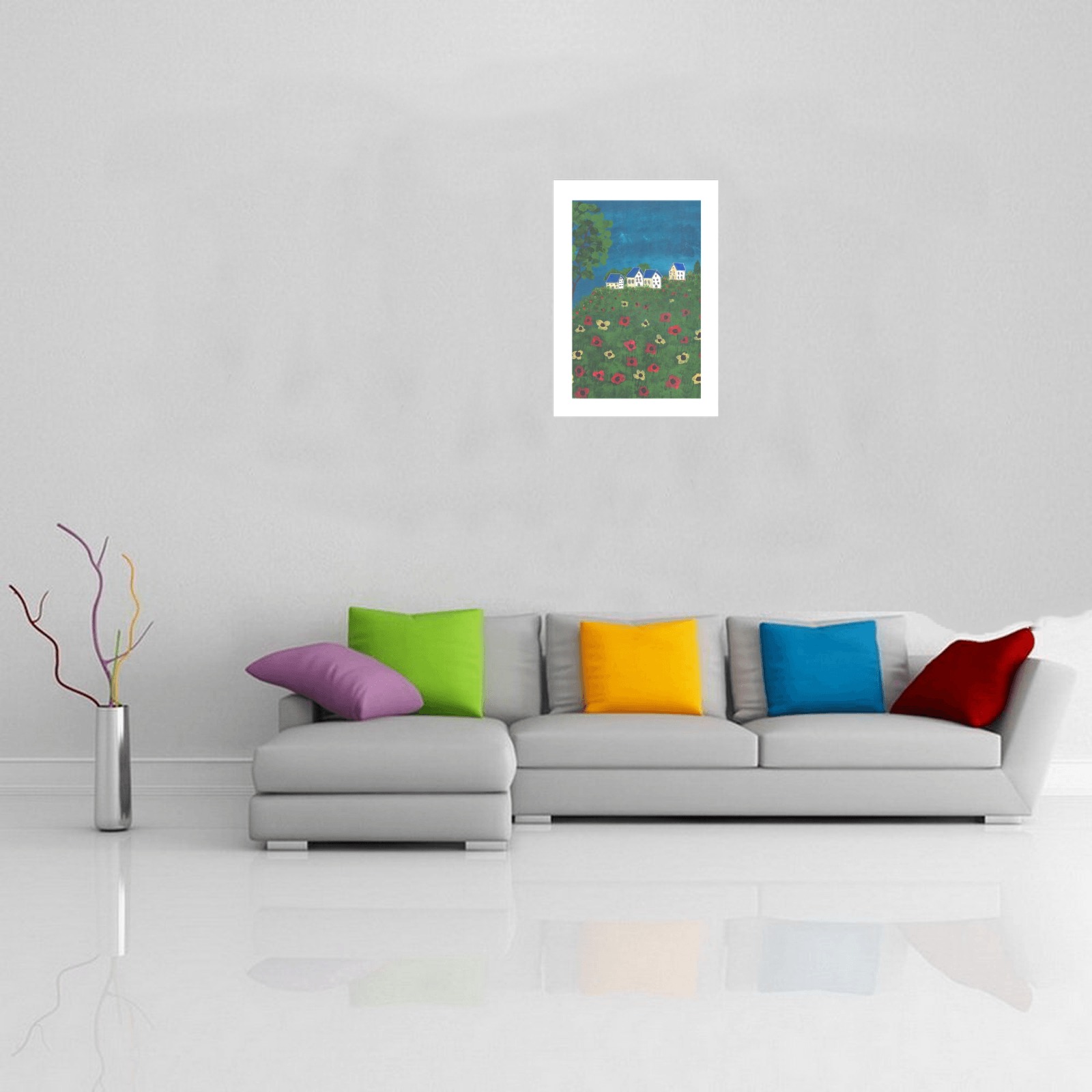 The Field of Poppies Art Print 7‘’x10‘’