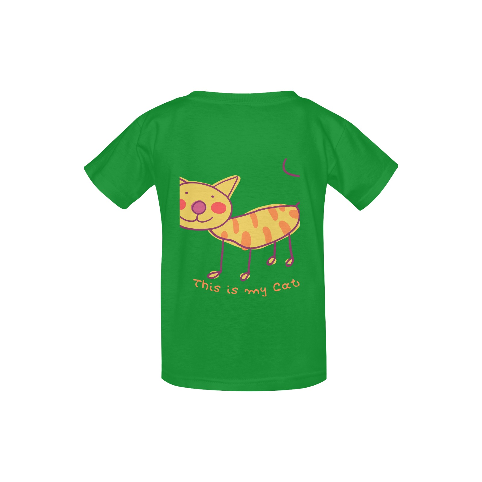 This is my Cat Kid's  Classic T-shirt (Model T22)