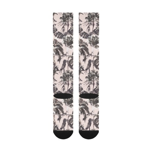 Obsession_tropical_palm_trees Over-The-Calf Socks