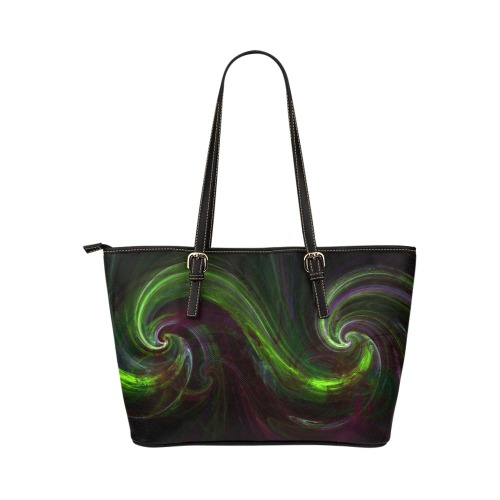 underyourspell Leather Tote Bag/Small (Model 1651)