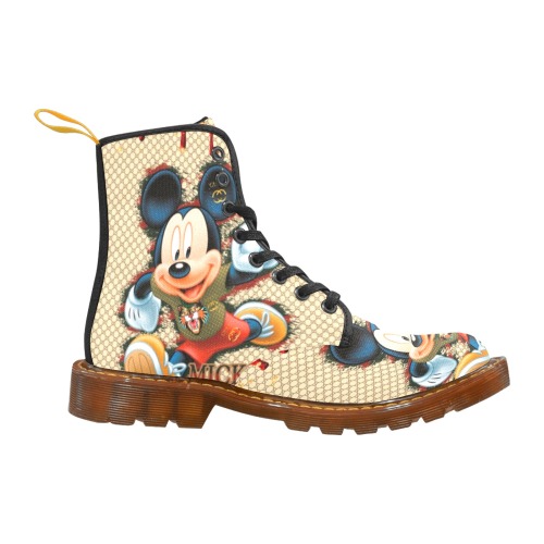 Mickey Boots Custom Canvas Boots For Women Model 1203H