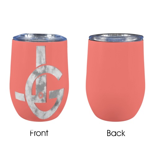 LG Peach 12oz Wine Tumbler