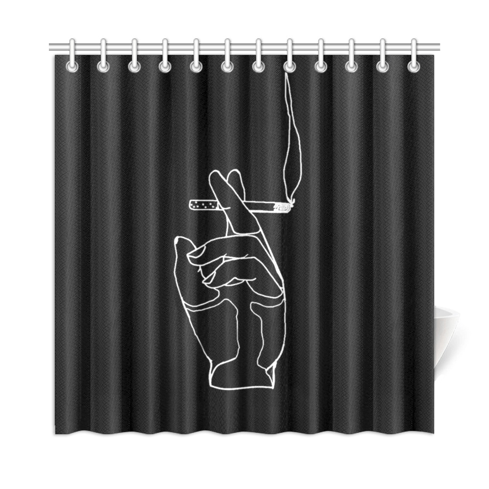 Smoking by Fetishworld Shower Curtain 72"x72"