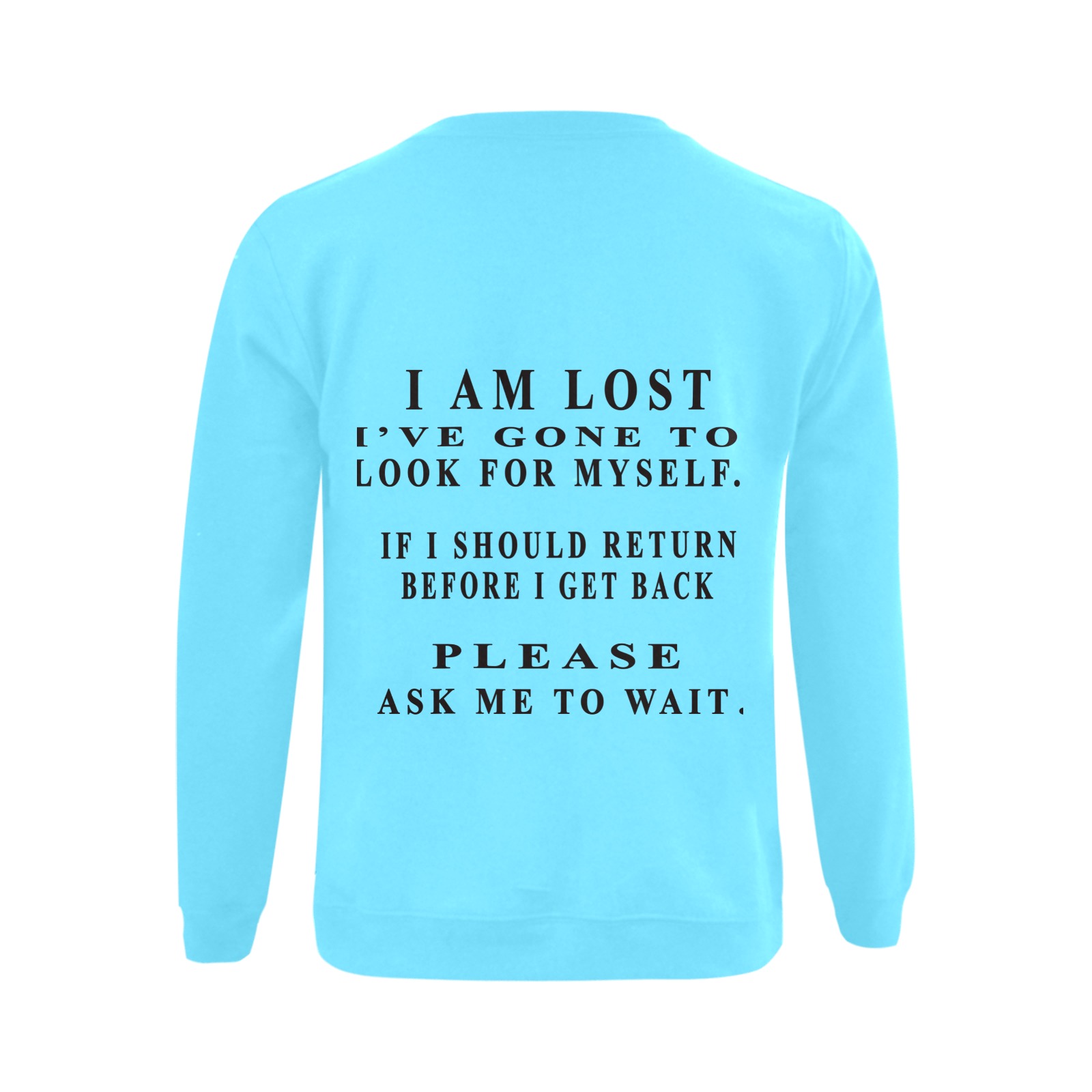 I AM LOST Gildan Crewneck Sweatshirt(NEW) (Model H01)