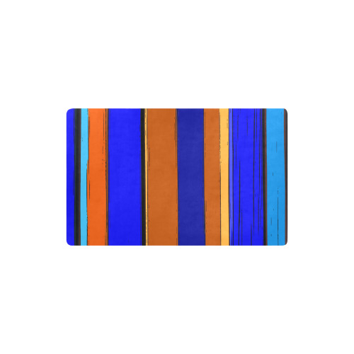 Abstract Blue And Orange 930 Kitchen Mat 32"x20"
