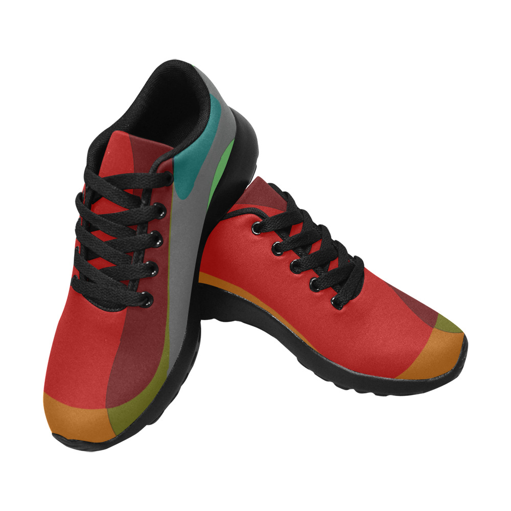 Colorful Abstract 118 Men’s Running Shoes (Model 020)