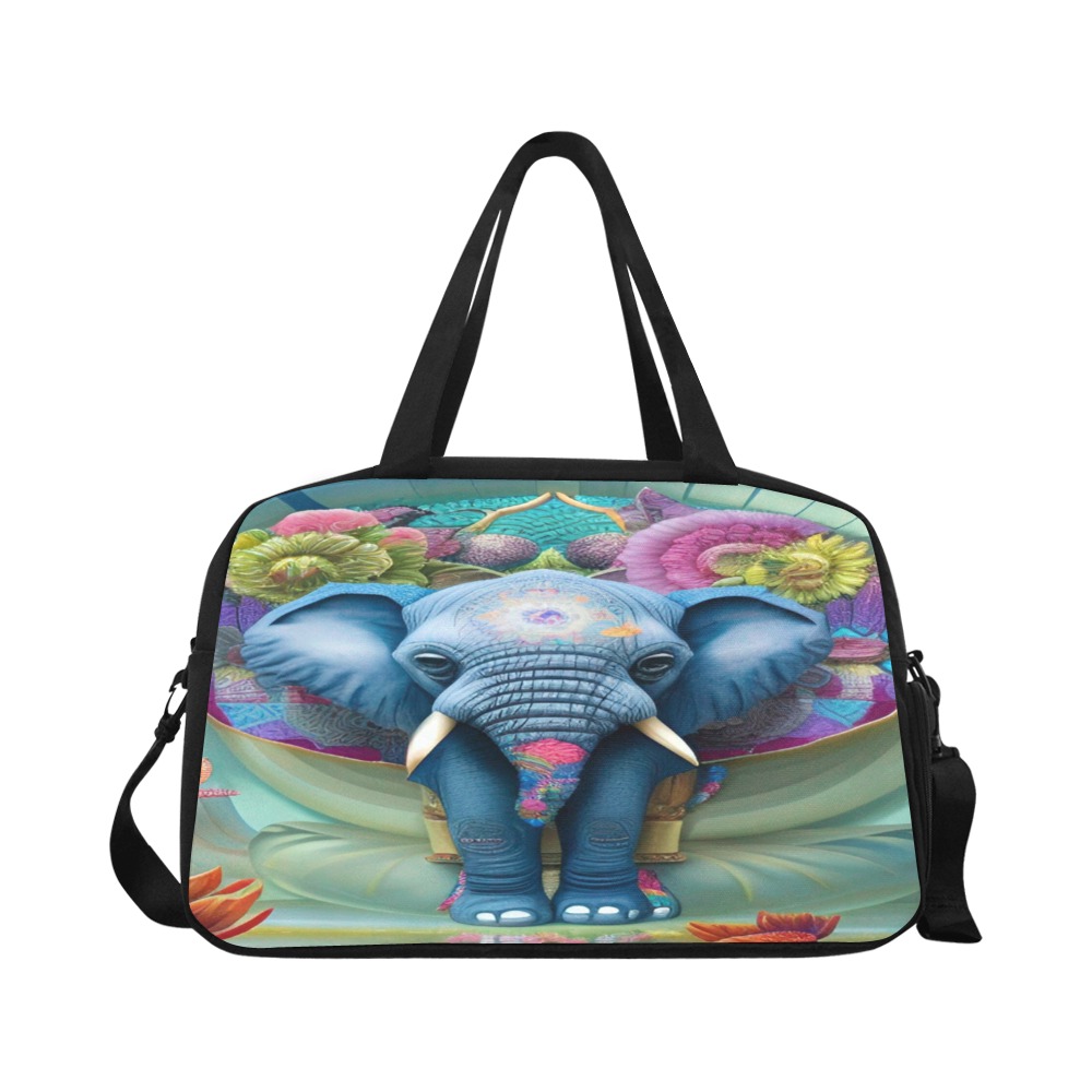 Baby Elephant Fitness Handbag (Model 1671)
