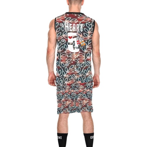 Heart 5 All Over Print Basketball Uniform