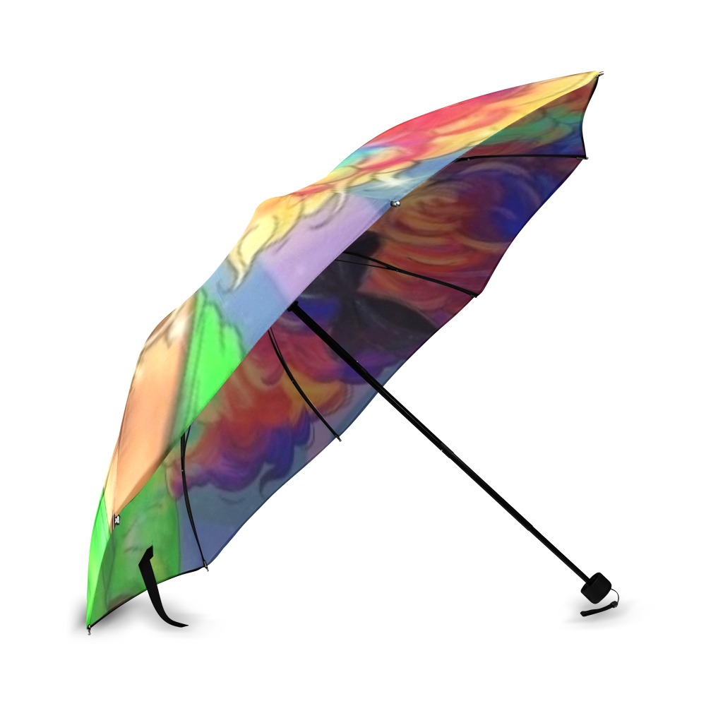Bubble Gum Girl 1 Foldable Umbrella (Model U01)