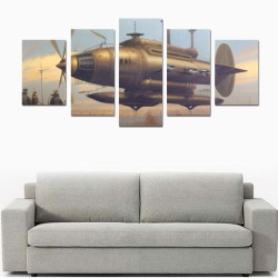 BATTLE OVER LONDON 4 Canvas Print Sets D (No Frame)