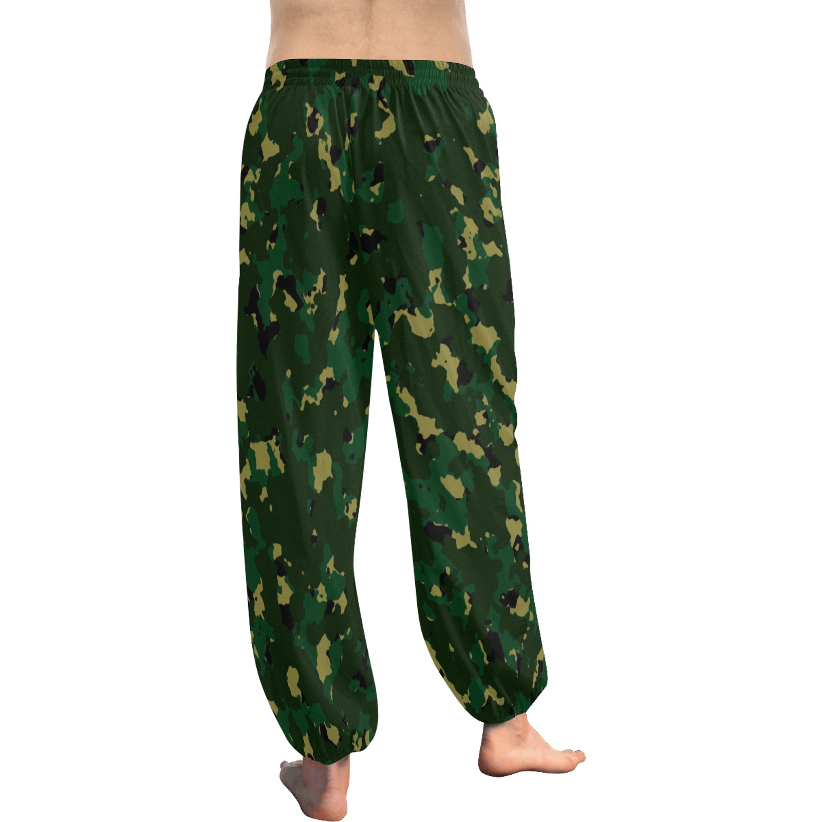 greencamo Women's All Over Print Harem Pants (Model L18)