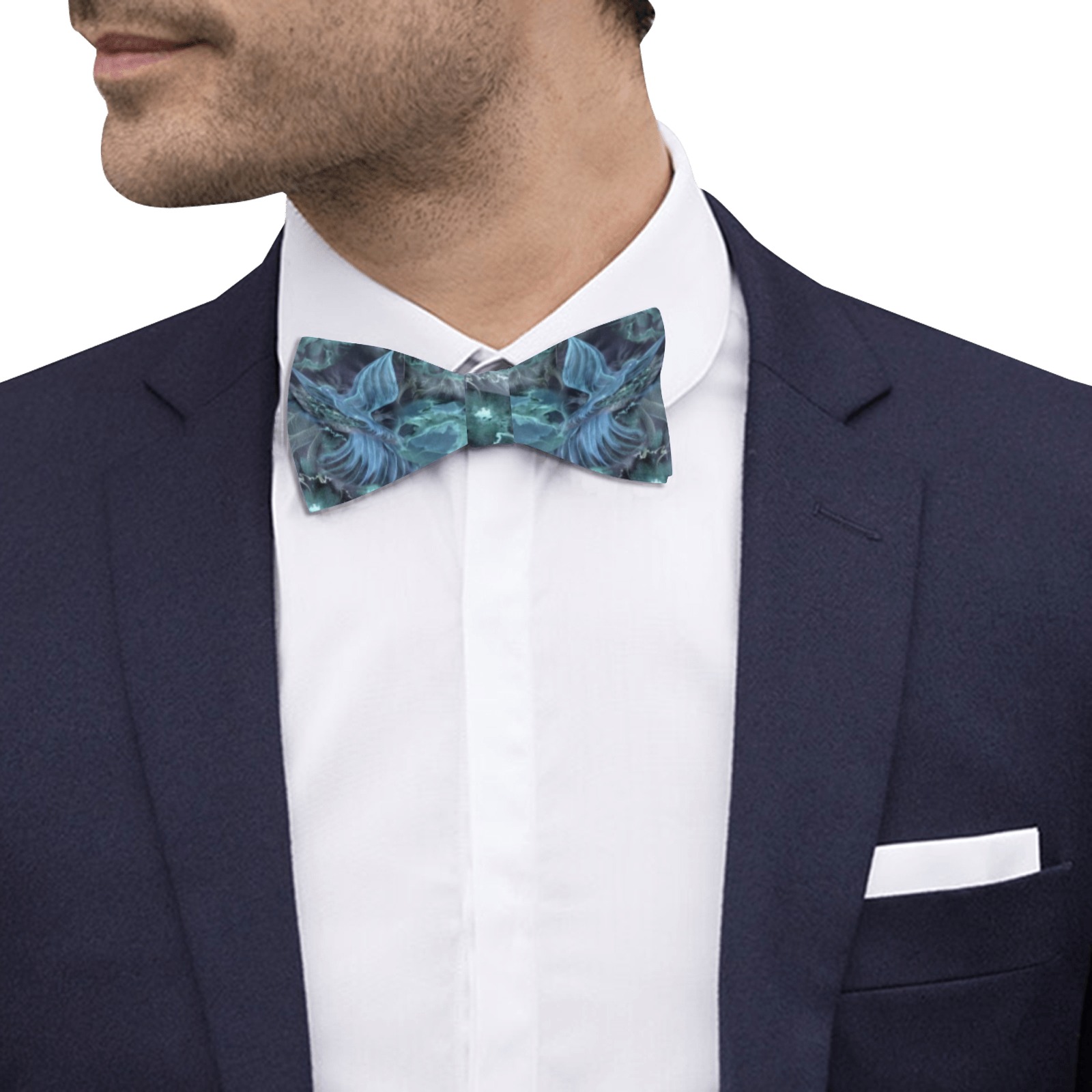 Nidhi Decembre 2014- pattern-5-2 neck back Custom Bow Tie