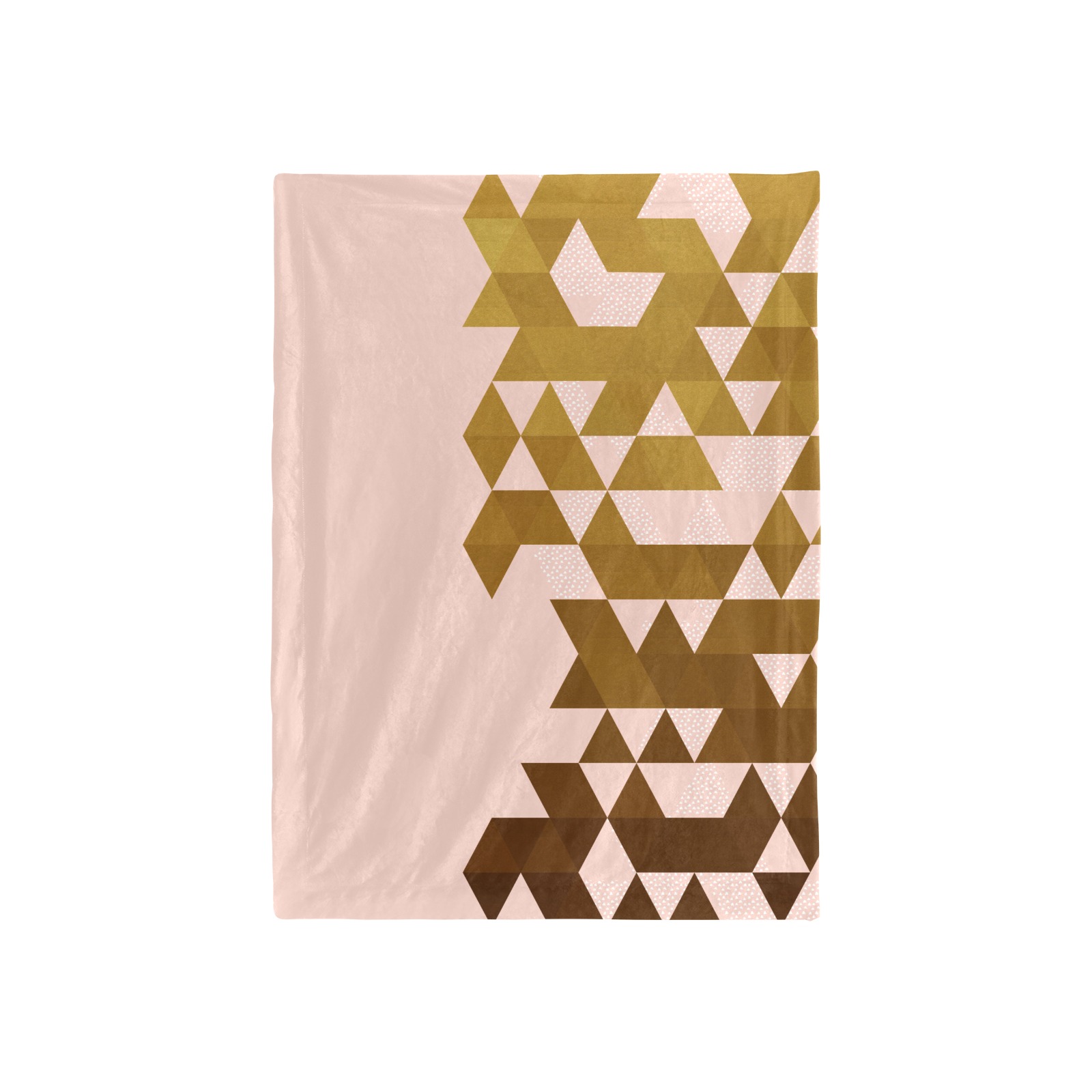 Mosaic of golden triangles Baby Blanket 40"x50"