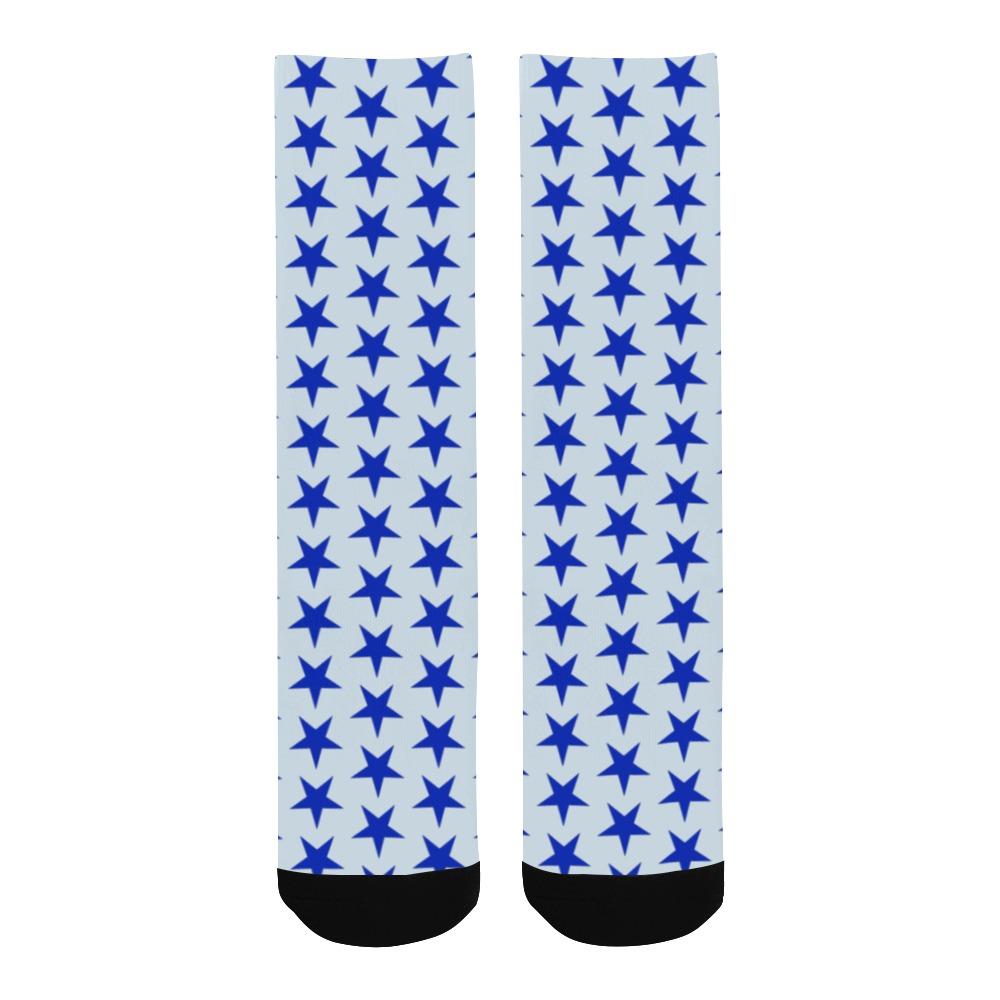 Star Blue b Men's Custom Socks