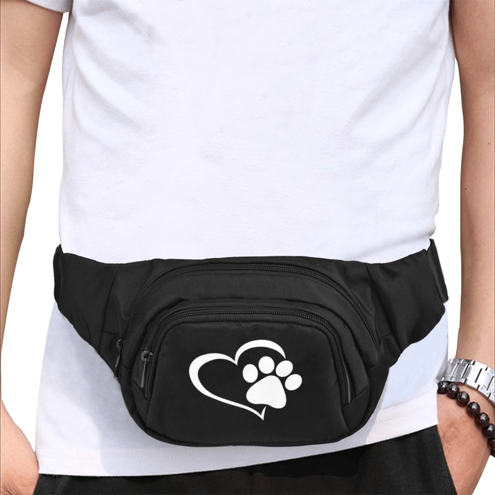 Puppy Paws White by Fetishworld Fanny Pack/Small (Model 1677)