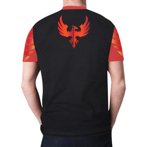 Aireons Fire Guardian New All Over Print T-shirt for Men (Model T45)