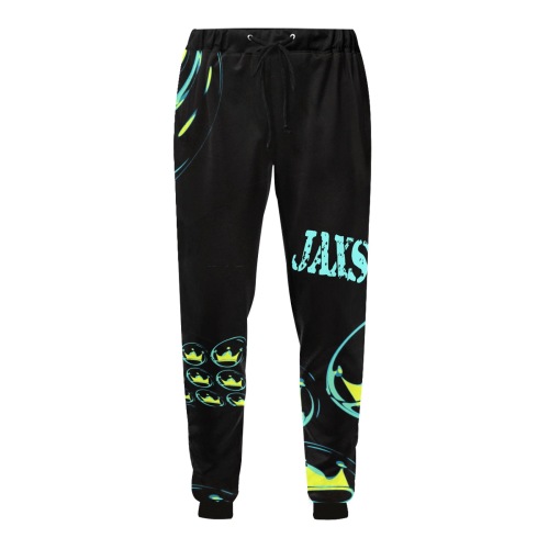 Jaxs n crown print Men's All Over Print Sweatpants (Model L11)