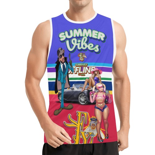 Summer Vibes , Currently OFFLINE Collectable Fly All Over Print Basketball Jersey