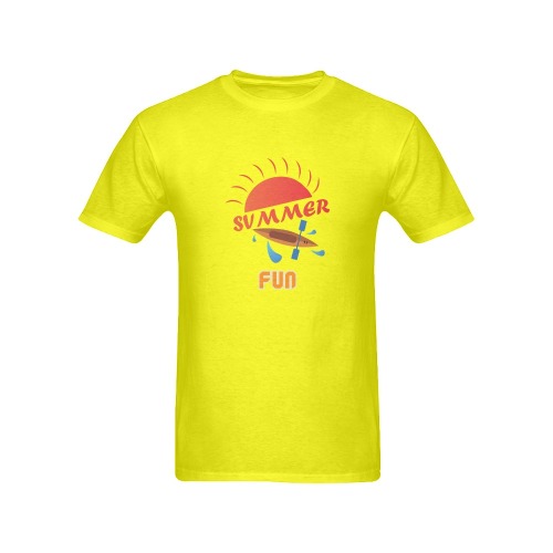 Summer Fun Men's T-Shirt in USA Size (Front Printing Only)