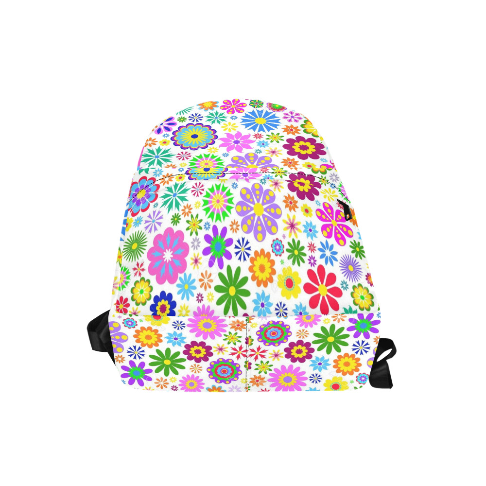 FLORAL Unisex Classic Backpack (Model 1673)