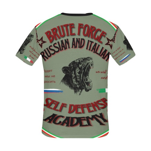 Brute force All Over Print T-Shirt for Men (USA Size) (Model T40)