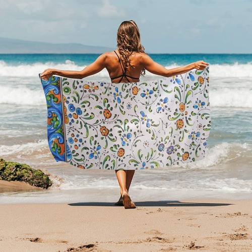 Floral Beach Towel 30"x 60"