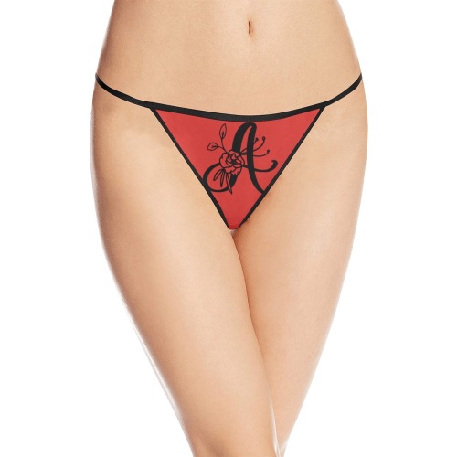 Aromatherapy Apparel G string Red Women's All Over Print G-String Panties (Model L35)