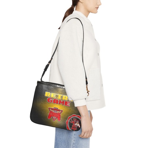 Retro Game Collectable Fly Small Shoulder Bag (Model 1710)