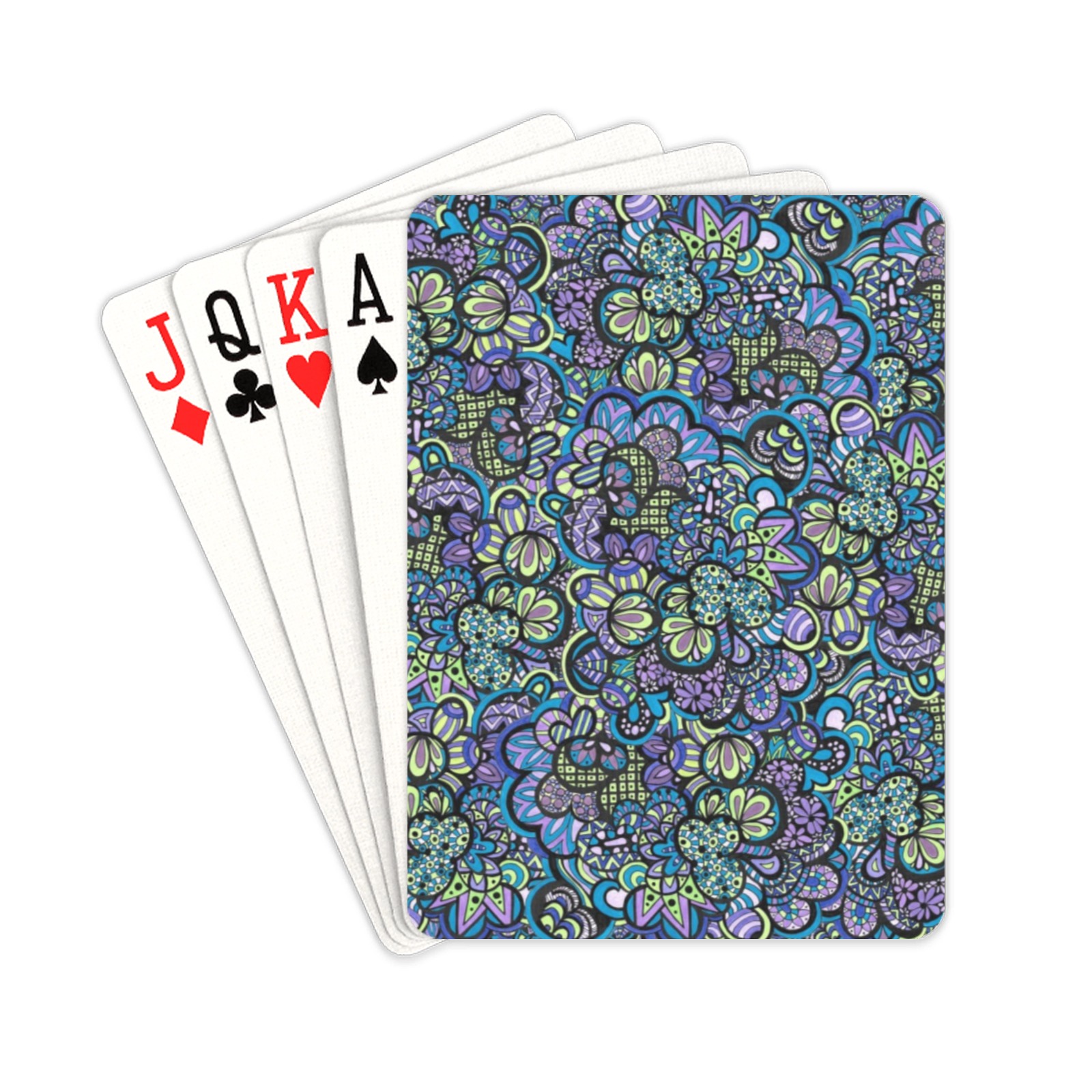 Scrambled Peacock Eggs Playing Cards 2.5"x3.5"