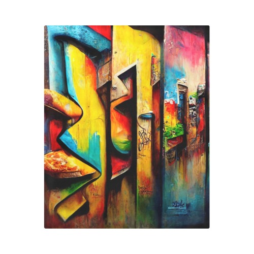 colourful graffiti Duvet Cover 86"x70" ( All-over-print)