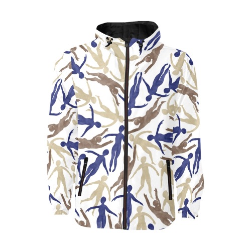 Tide_of_people All Over Print Quilted Windbreaker for Men (Model H35)