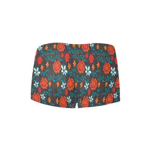 Pretty floral pattern Women's All Over Print Boyshort Panties (Model L31)