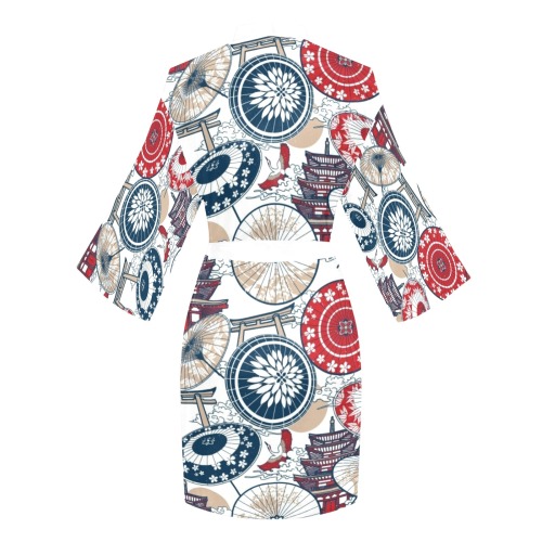 UMBRELLA 0004 Long Sleeve Kimono Robe