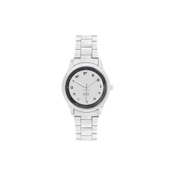 cadran hebreu transparent.nh2 Men's Stainless Steel Watch(Model 104)