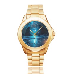 Moon with Taurus Custom Gilt Watch(Model 101)