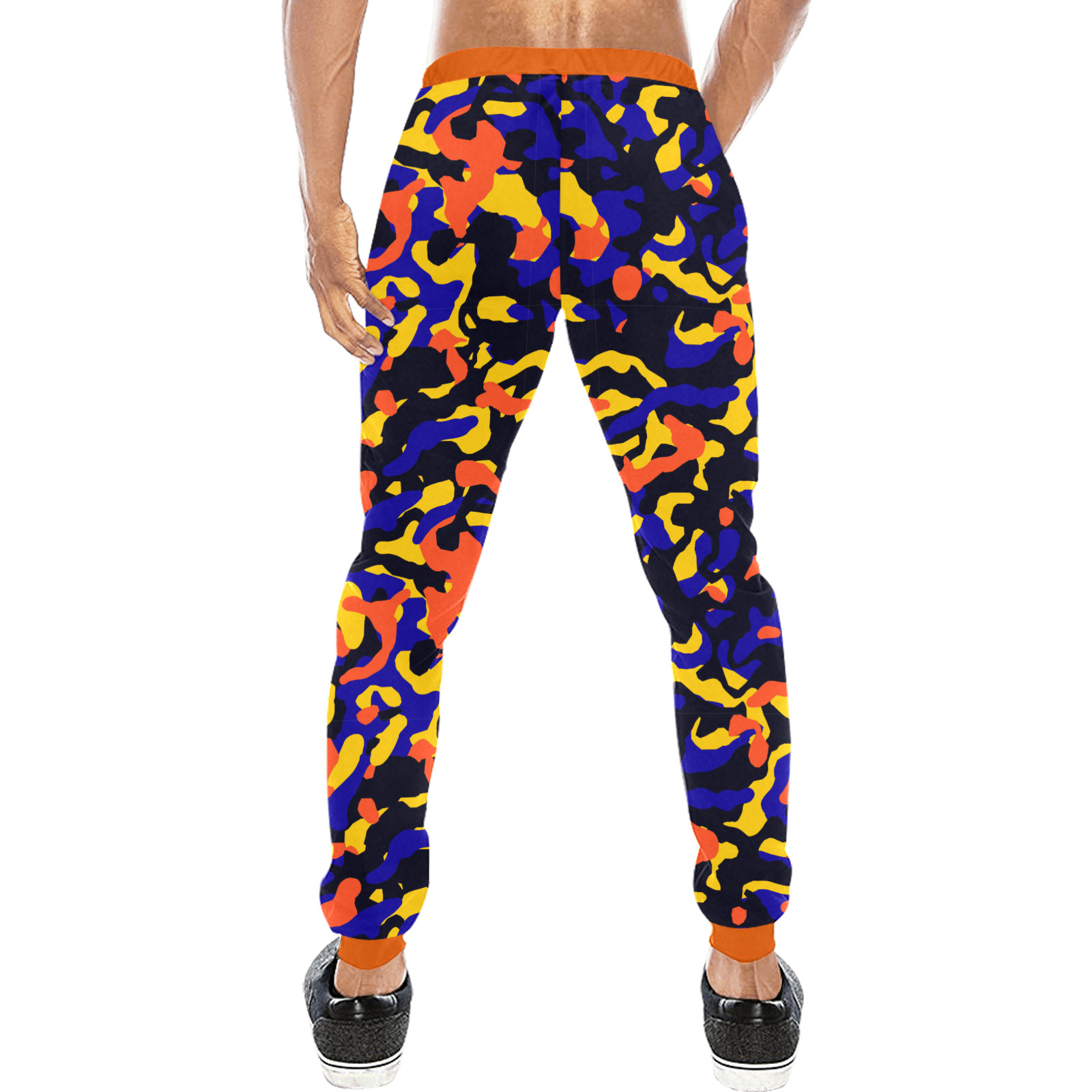 Exotic Basic Camo Pattern Men's All Over Print Sweatpants (Model L11)