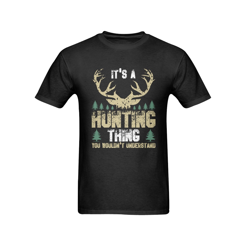 hunting thing Men's T-Shirt in USA Size (Front Printing Only)
