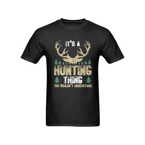 hunting thing Men's T-Shirt in USA Size (Front Printing Only)