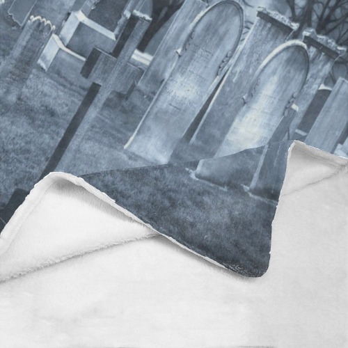 Haunted Cemetery Ultra-Soft Micro Fleece Blanket 30''x40''