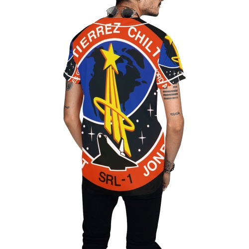 STS-59 PATCH All Over Print Baseball Jersey for Men (Model T50)