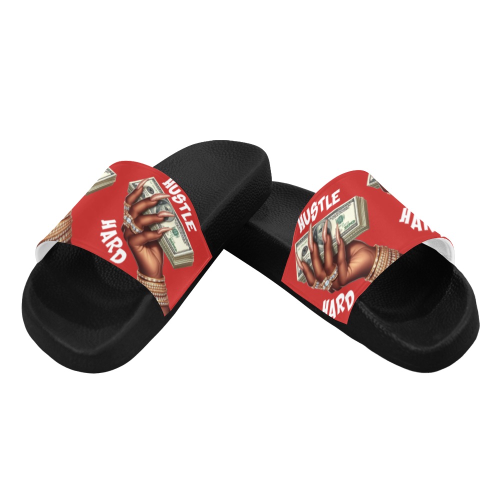 Hustle Hard Woman 2 Women's Slide Sandals (Model 057)