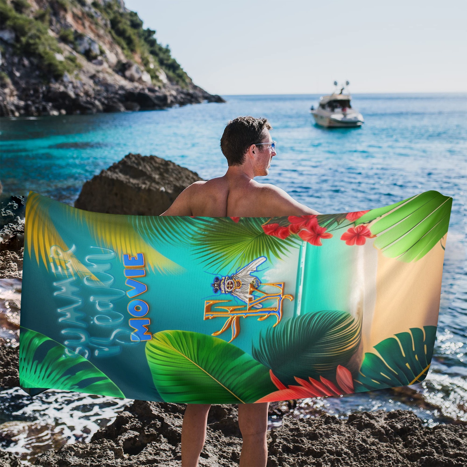 Summer Beach Movie Collectable Fly Beach Towel 31"x71"(NEW)