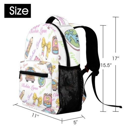 robin backpack 17-inch All Over Print Casual Backpack