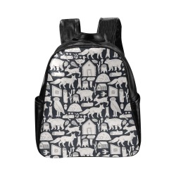Cabin in the Wood Multi-Pockets Backpack (Model 1636)