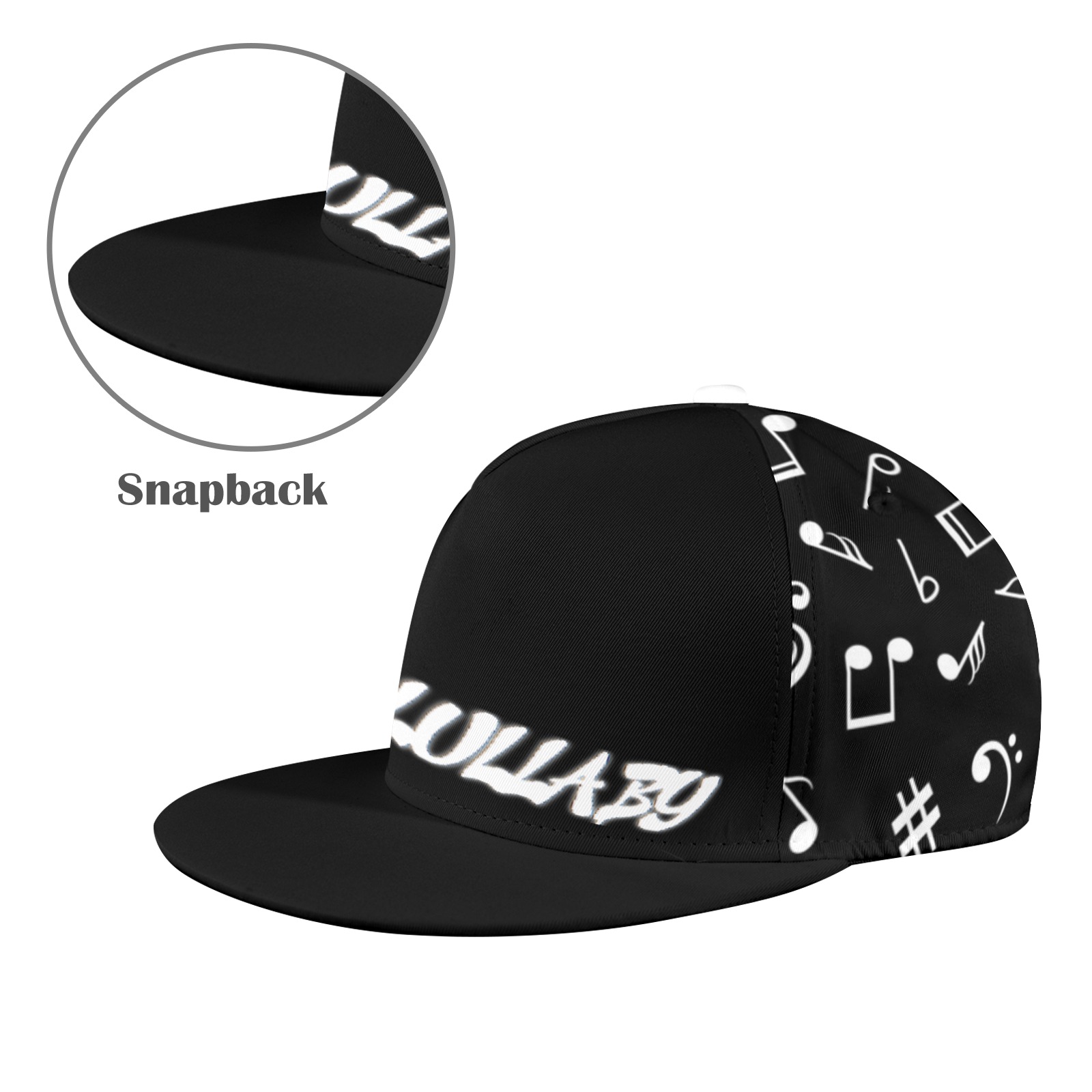 music notes All Over Print Snapback Hat