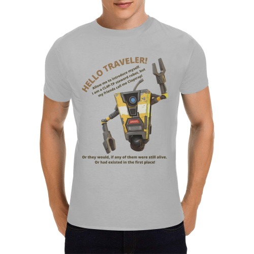 borderlands clap trap Men's T-Shirt in USA Size (Front Printing Only)