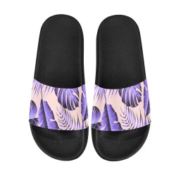 Lavender Tropical Women's Slide Sandals (Model 057)