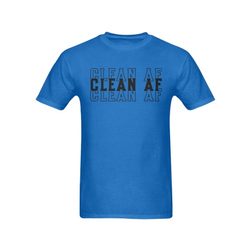 Clean AF Men's T-Shirt in USA Size (Two Sides Printing)