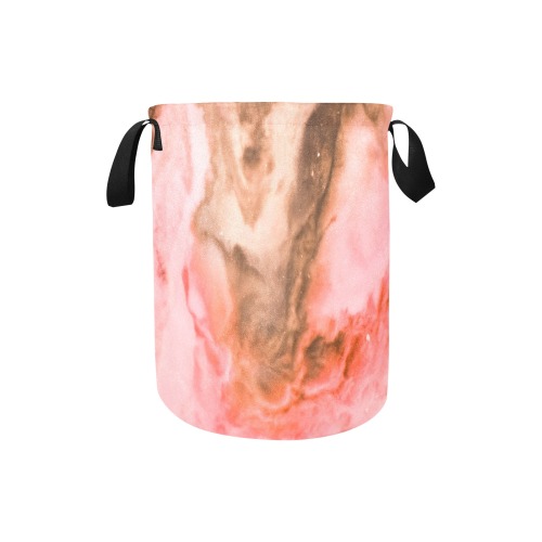 Pink marbled space 01 Laundry Bag (Small)
