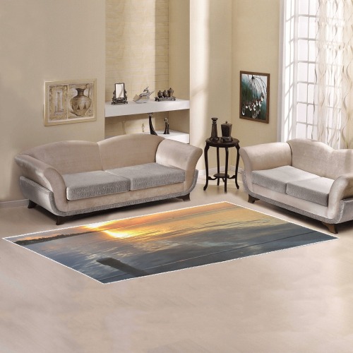 Pier Sunset Collection Area Rug 9'6''x3'3''